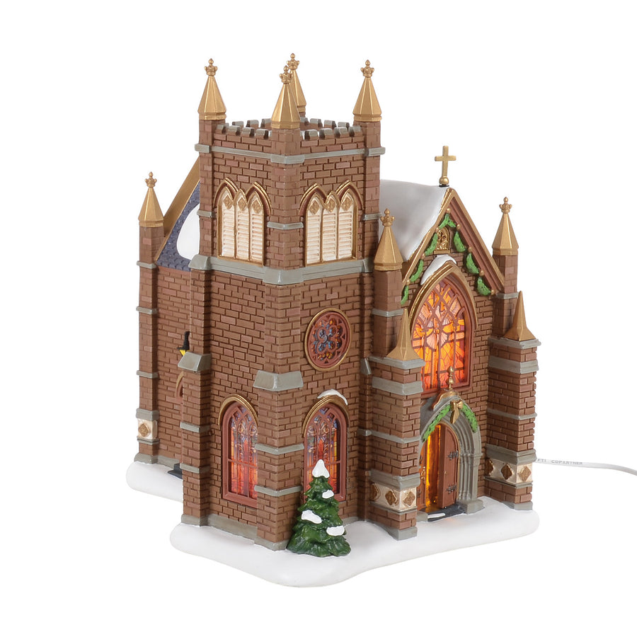 Department 56 Dickens Snow Village: 50th Church Fraternal Charity sparkle-castle
