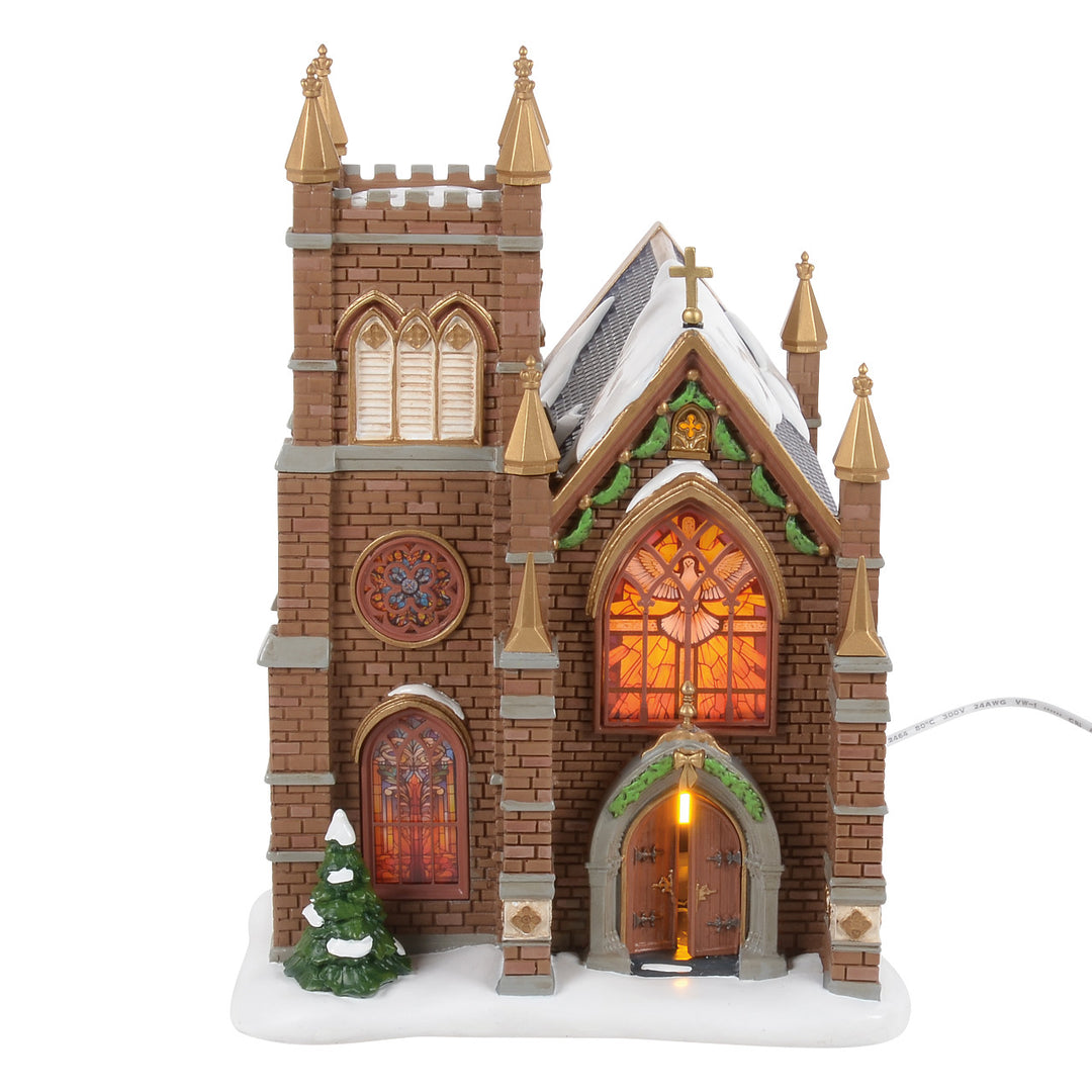 Department 56 Dickens Snow Village: 50th Church Fraternal Charity sparkle-castle