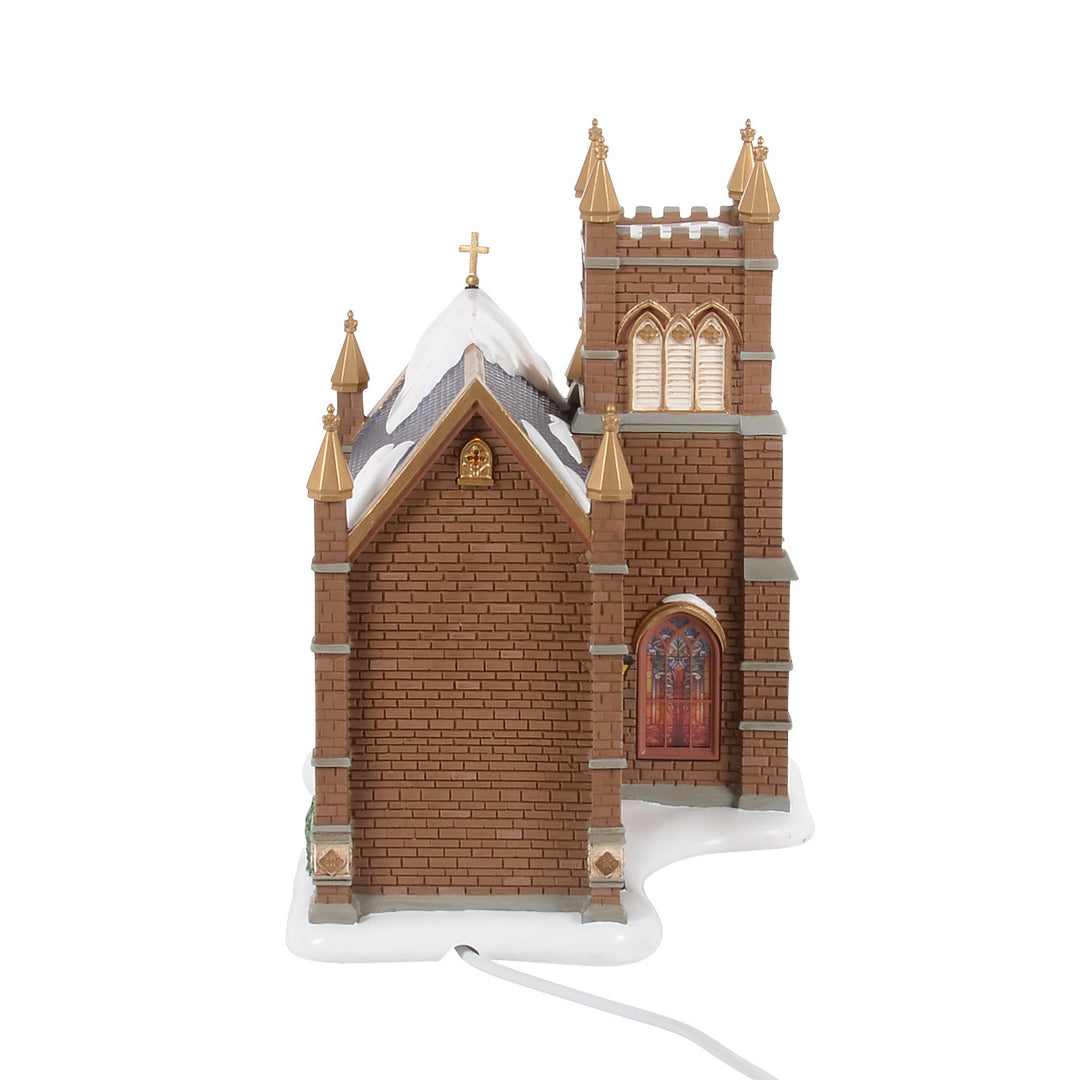 Department 56 Dickens Snow Village: 50th Church Fraternal Charity sparkle-castle