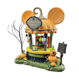 Department 56 Disney Snow Village Halloween Accessory: Balloon Darts Game sparkle-castle