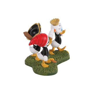 Department 56 Disney Snow Village Halloween Accessory: Huey Dewey Louie Take A Chance sparkle-castle