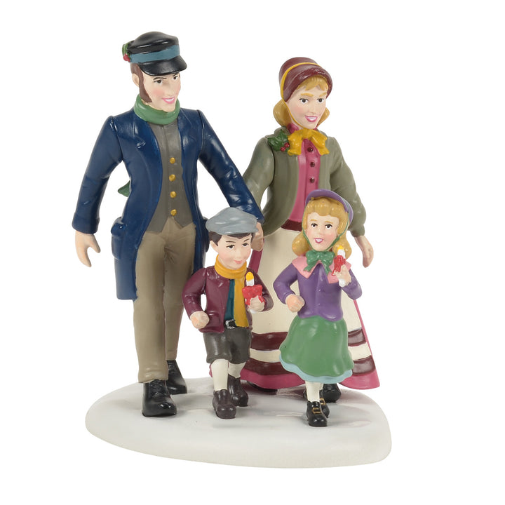 Department 56 Dickens Snow Village Accessory: 50th Christingle Procession sparkle-castle