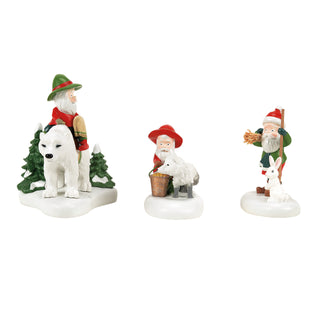 Department 56 North Pole Series Accessory: 50th Three Wee Kings, Set of 3 sparkle-castle