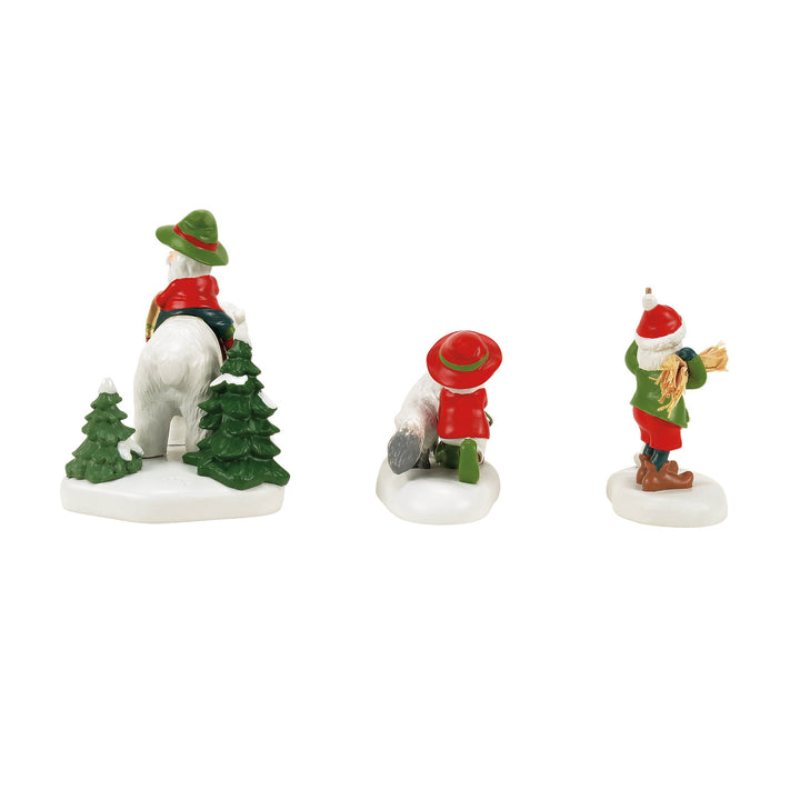Department 56 North Pole Series Accessory: 50th Three Wee Kings, Set of 3 sparkle-castle