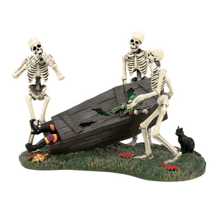 Department 56 Snow Village Halloween: 50th The Clumsy Cortege sparkle-castle