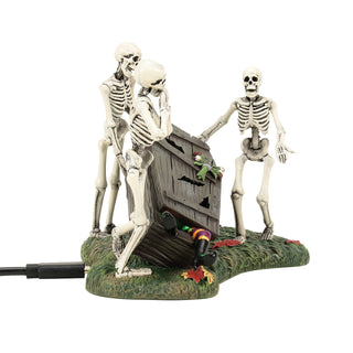 Department 56 Snow Village Halloween: 50th The Clumsy Cortege sparkle-castle