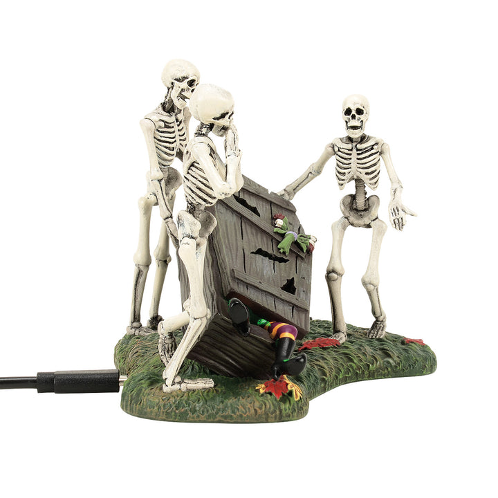 Department 56 Snow Village Halloween: 50th The Clumsy Cortege sparkle-castle