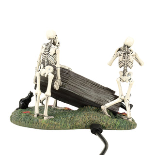 Department 56 Snow Village Halloween: 50th The Clumsy Cortege sparkle-castle