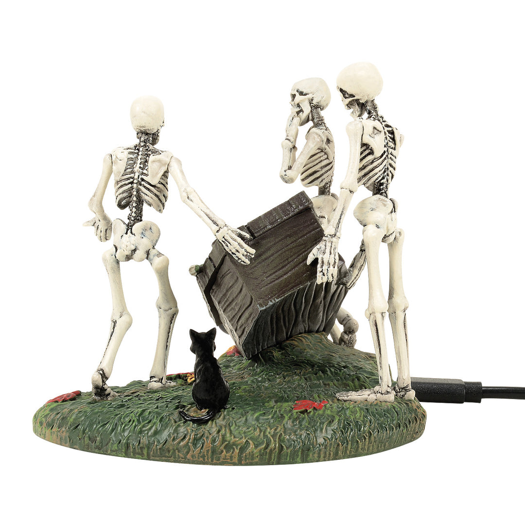 Department 56 Snow Village Halloween: 50th The Clumsy Cortege sparkle-castle