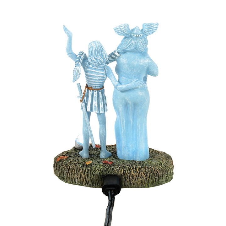 Department 56 Snow Village Halloween Accessory: Haunted Mansion's Harriet Steals The Scene sparkle-castle