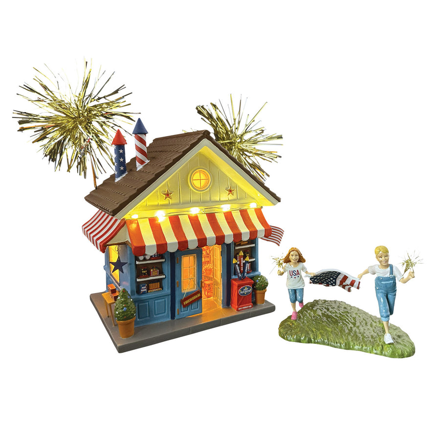 Department 56 Original Snow Village: The Semiquincentenial sparkle-castle