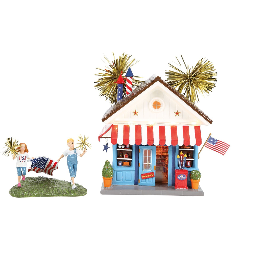 Department 56 Original Snow Village: The Semiquincentenial sparkle-castle