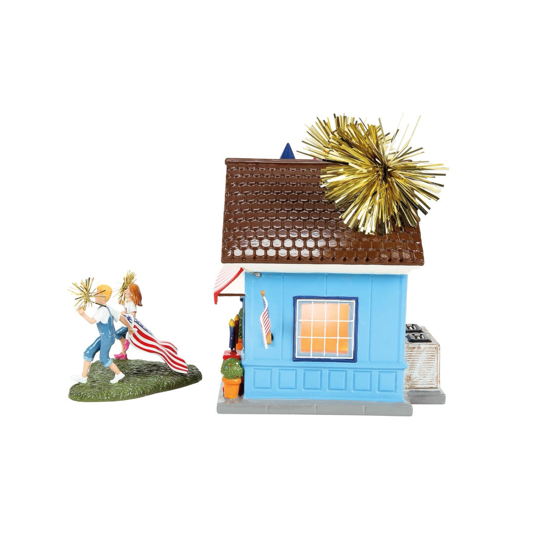 Department 56 Original Snow Village: The Semiquincentenial sparkle-castle