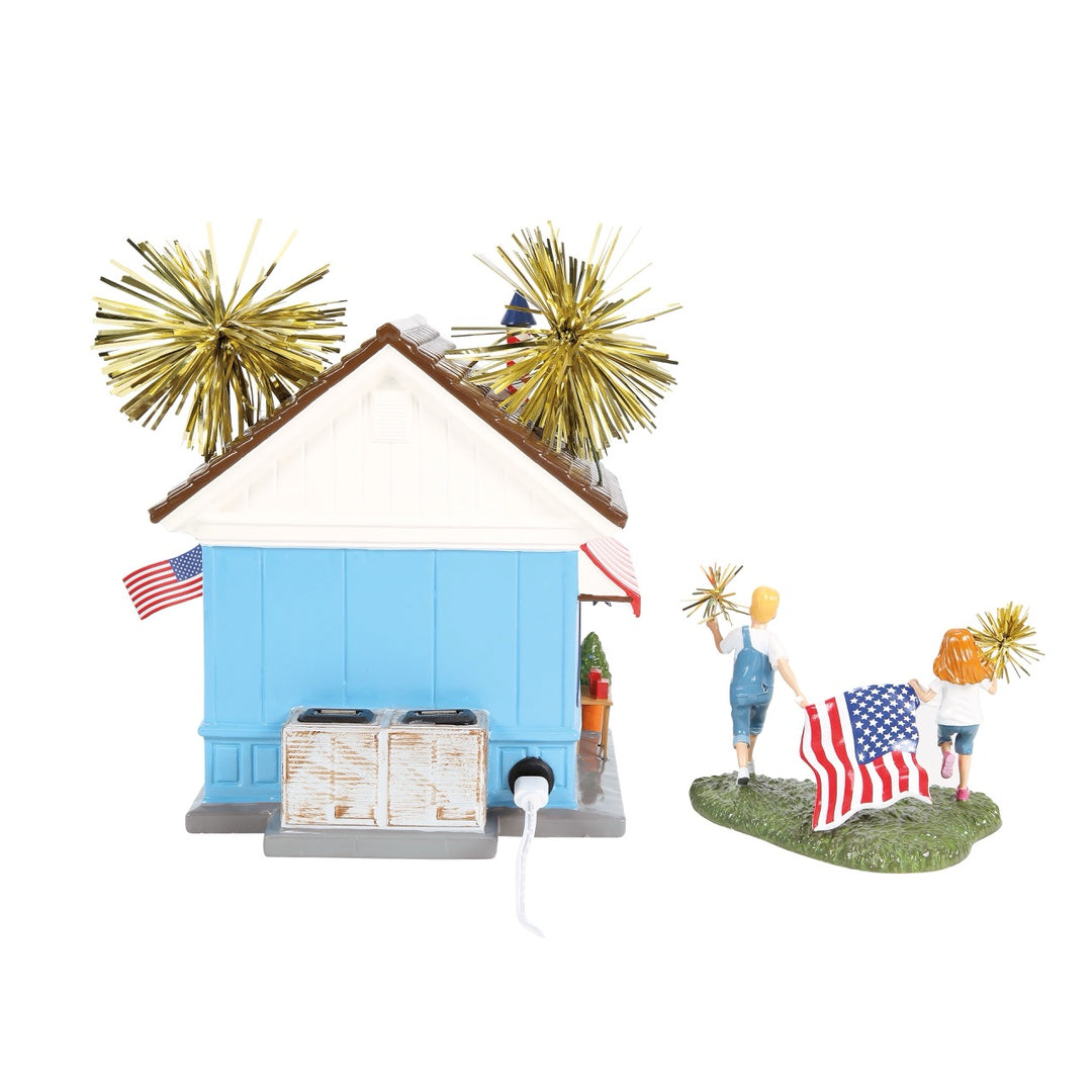 Department 56 Original Snow Village: The Semiquincentenial sparkle-castle