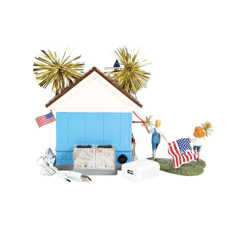 Department 56 Original Snow Village: The Semiquincentenial sparkle-castle