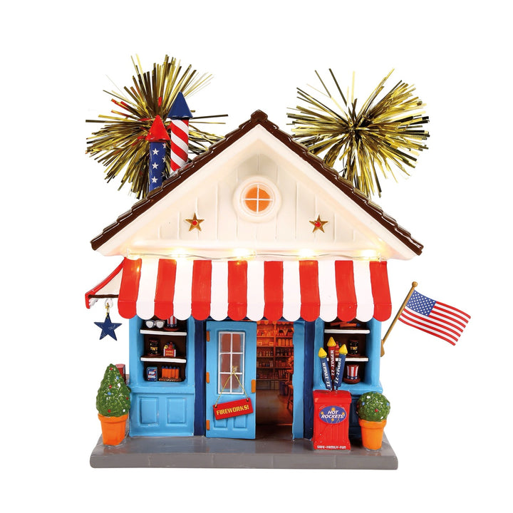 Department 56 Original Snow Village: The Semiquincentenial sparkle-castle