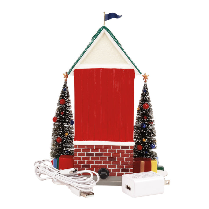 Department 56 Original Snow Village: Snow Village Sentry sparkle-castle