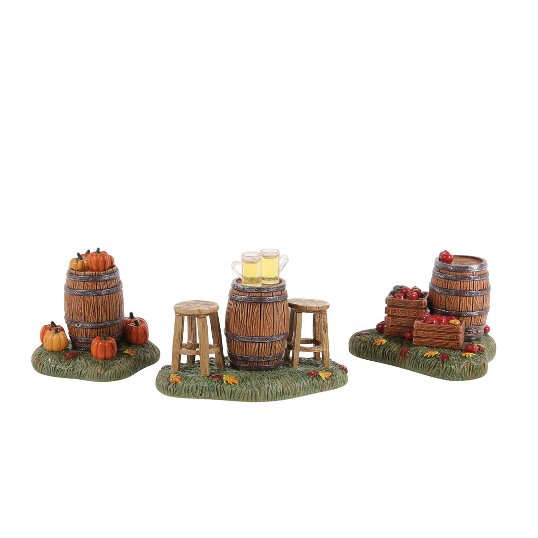 Department 56 Cross Product Village Halloween Accessory: Barrels of Fun
