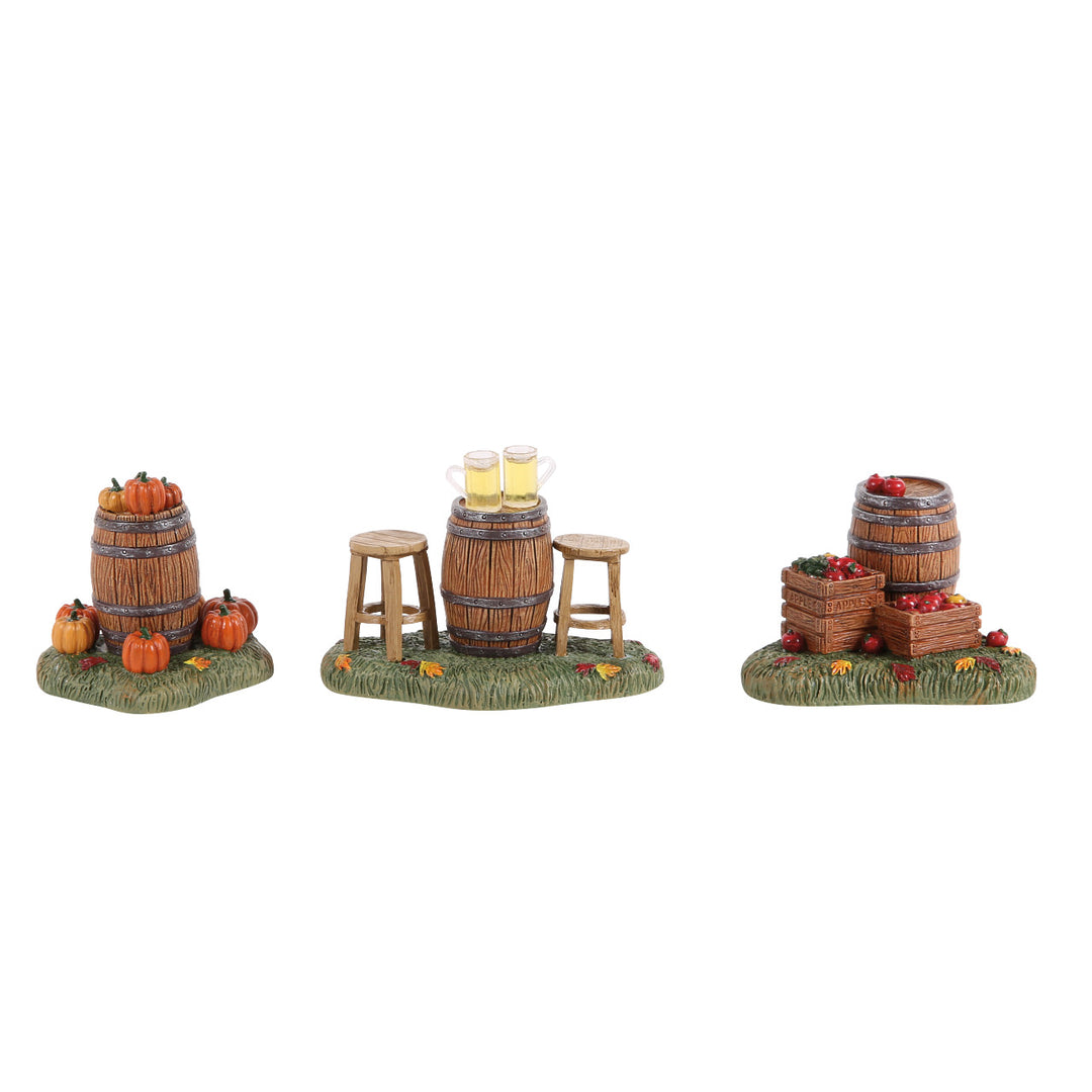 Department 56 Cross Product Village Halloween Accessory: Barrels of Fun