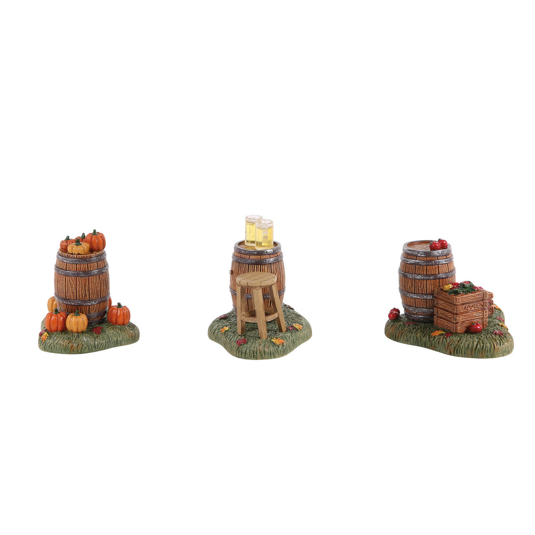 Department 56 Cross Product Village Halloween Accessory: Barrels of Fun