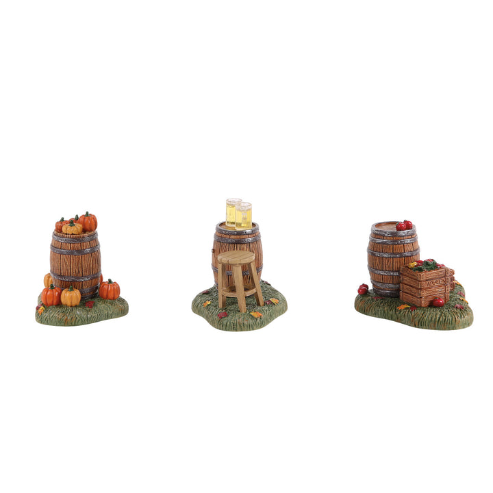 Department 56 Cross Product Village Halloween Accessory: Barrels of Fun