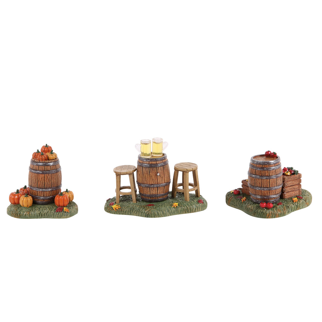 Department 56 Cross Product Village Halloween Accessory: Barrels of Fun