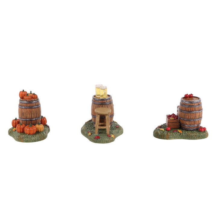 Department 56 Cross Product Village Halloween Accessory: Barrels of Fun