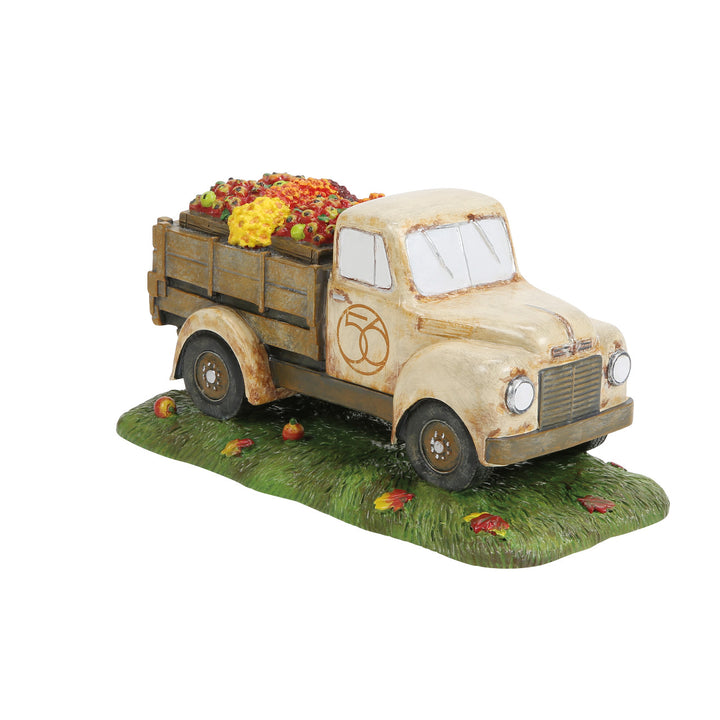 Department 56 Cross Product Village Halloween Accessory: The Old Apple Truck