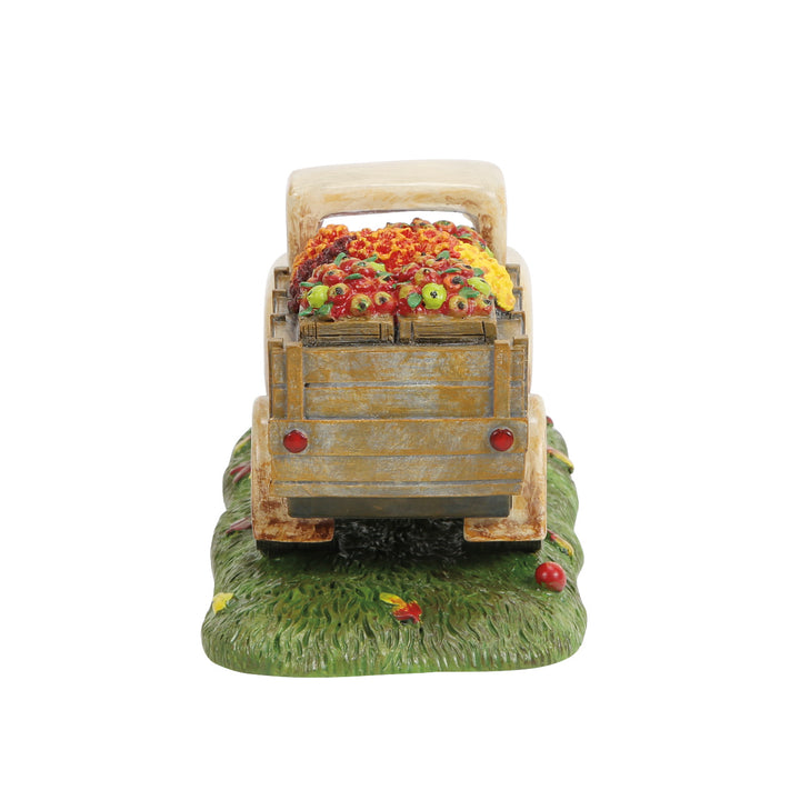 Department 56 Cross Product Village Halloween Accessory: The Old Apple Truck