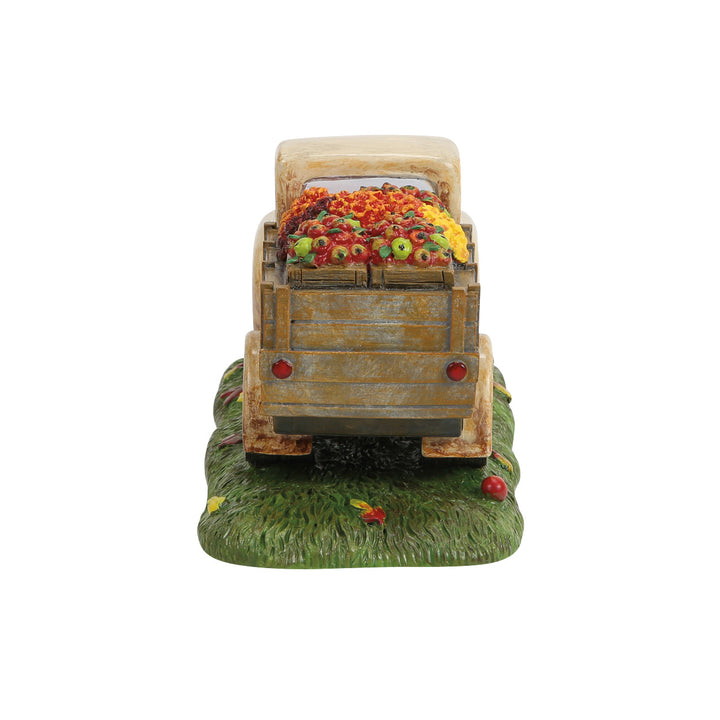 Department 56 Cross Product Village Halloween Accessory: The Old Apple Truck