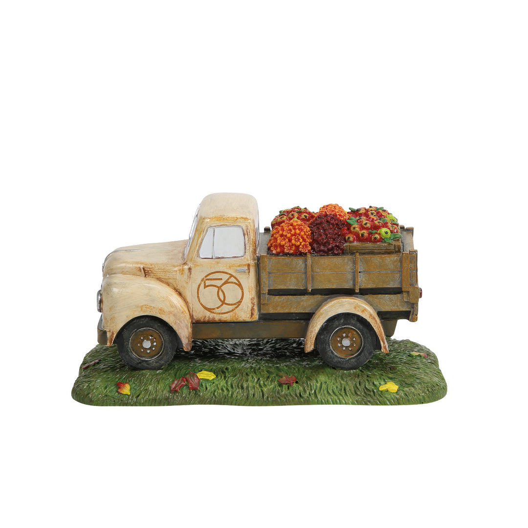 Department 56 Cross Product Village Halloween Accessory: The Old Apple Truck