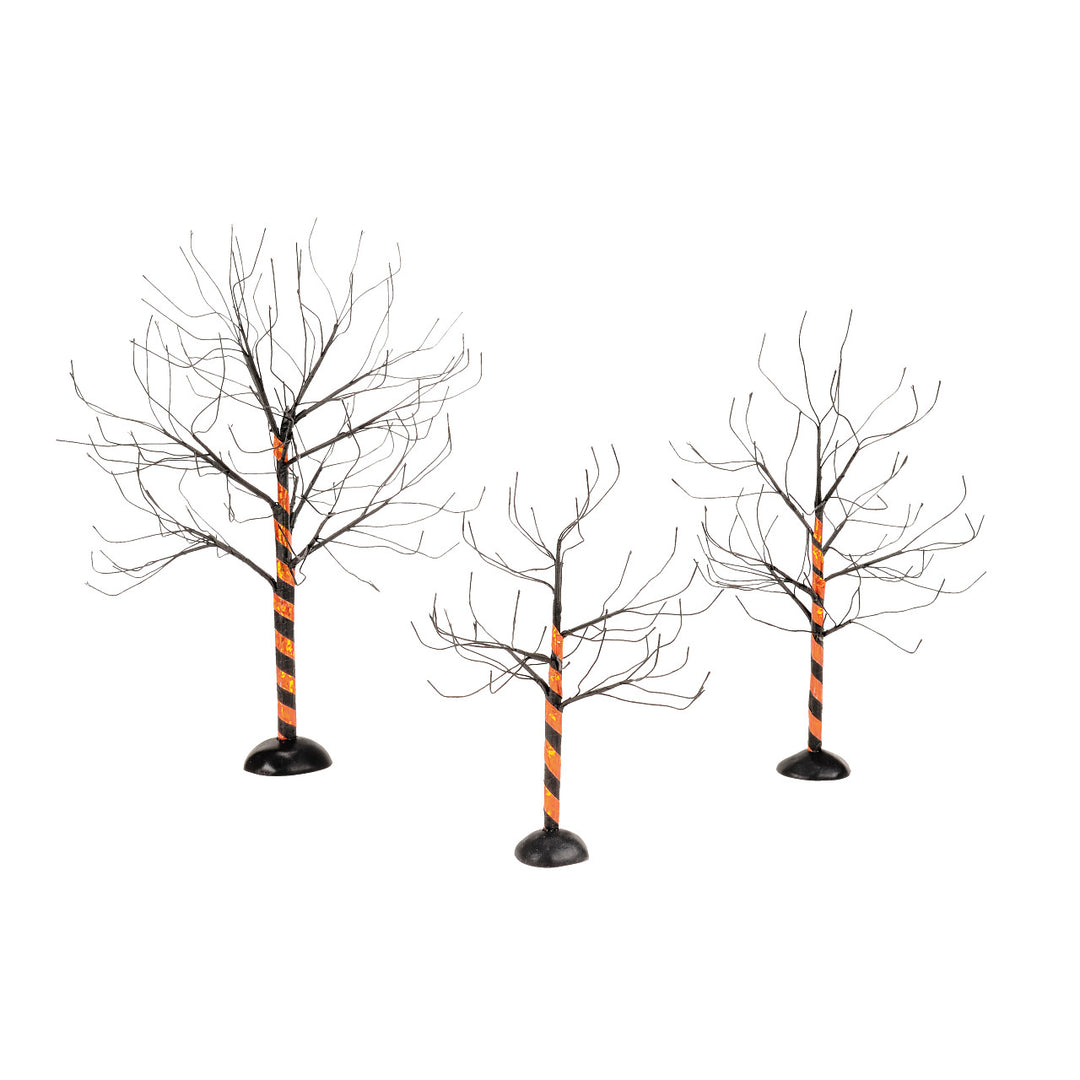 Department 56 Cross Product Village Halloween Accessory: Tricky Trees, Set of 3 sparkle-castle