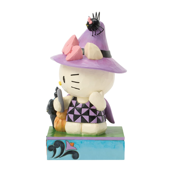 Jim Shore Sanrio: Hello Kitty in Witch Costume Figurine sparkle-castle