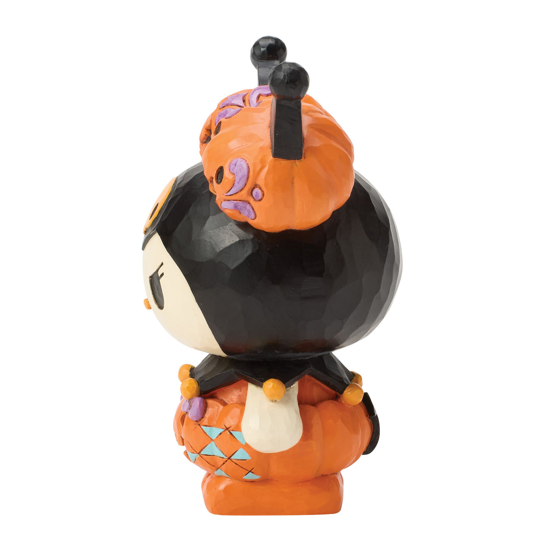 Jim Shore Sanrio: Kuromi in Pumpkin Costume Figurine sparkle-castle
