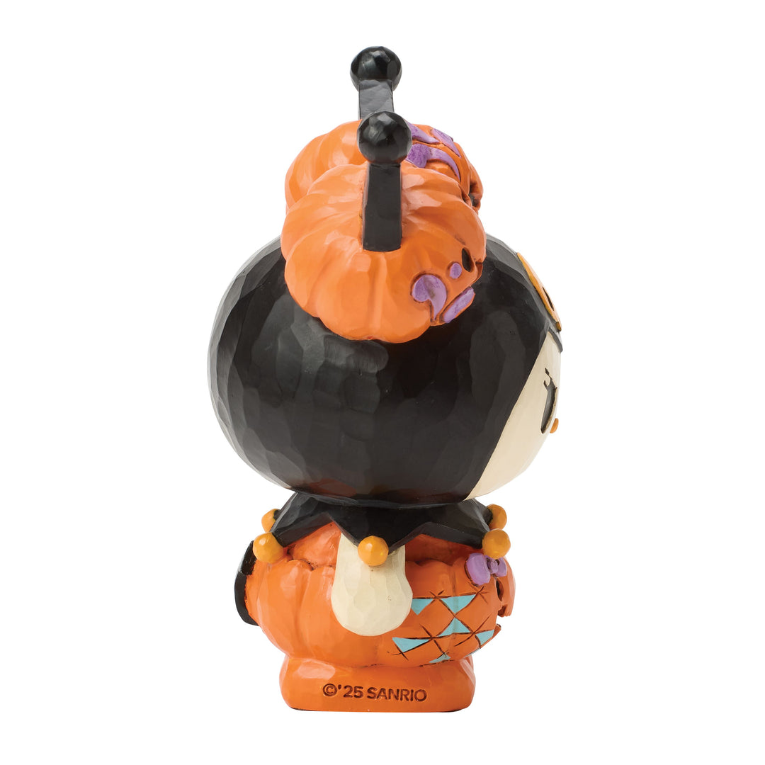 Jim Shore Sanrio: Kuromi in Pumpkin Costume Figurine sparkle-castle