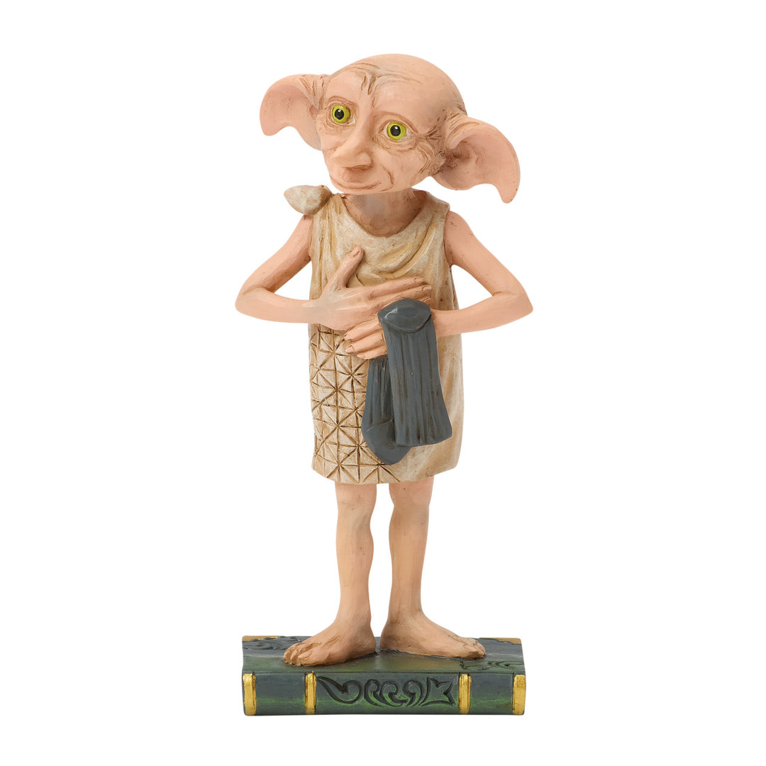 Jim Shore Harry Potter: Dobby With Sock Figurine sparkle-castle