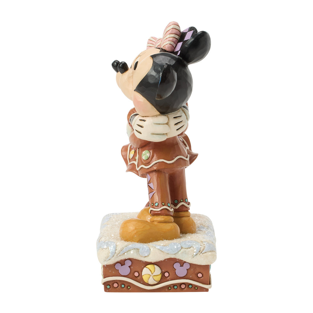Jim Shore Disney Traditions: Mickey and Minnie Gingerbread Figurine sparkle-castle