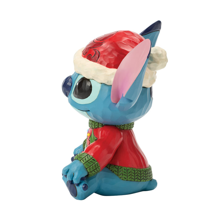Jim Shore Disney Traditions: Stitch In Ugly Sweater Figurine sparkle-castle