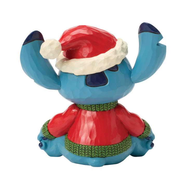 Jim Shore Disney Traditions: Stitch In Ugly Sweater Figurine sparkle-castle