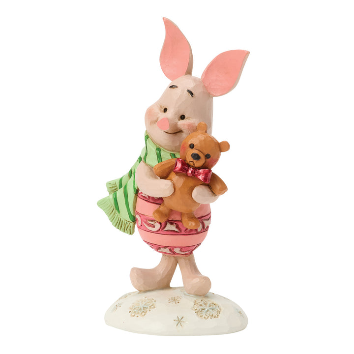 Jim Shore Disney Traditions: Christmas Piglet Miniature Figurine sparkle-castle