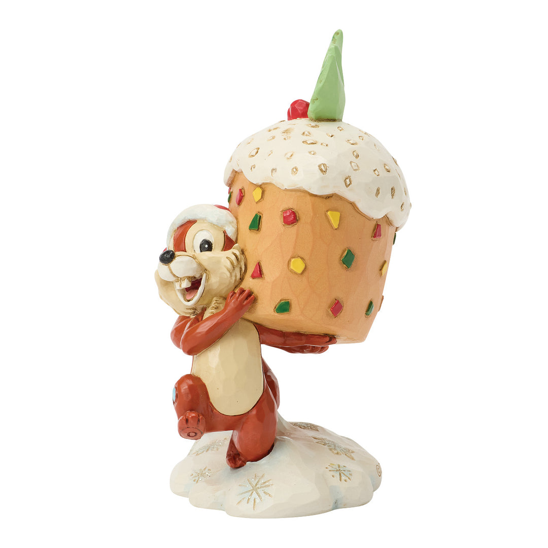 Jim Shore Disney Traditions: Chip & Dale Carrying Fruit Cake Figurine sparkle-castle