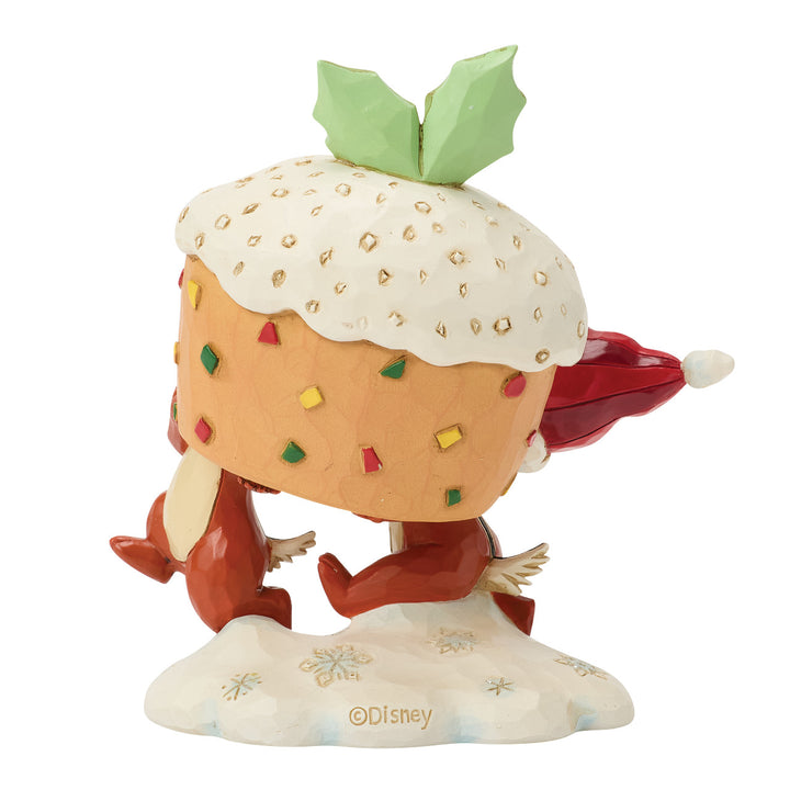 Jim Shore Disney Traditions: Chip & Dale Carrying Fruit Cake Figurine sparkle-castle