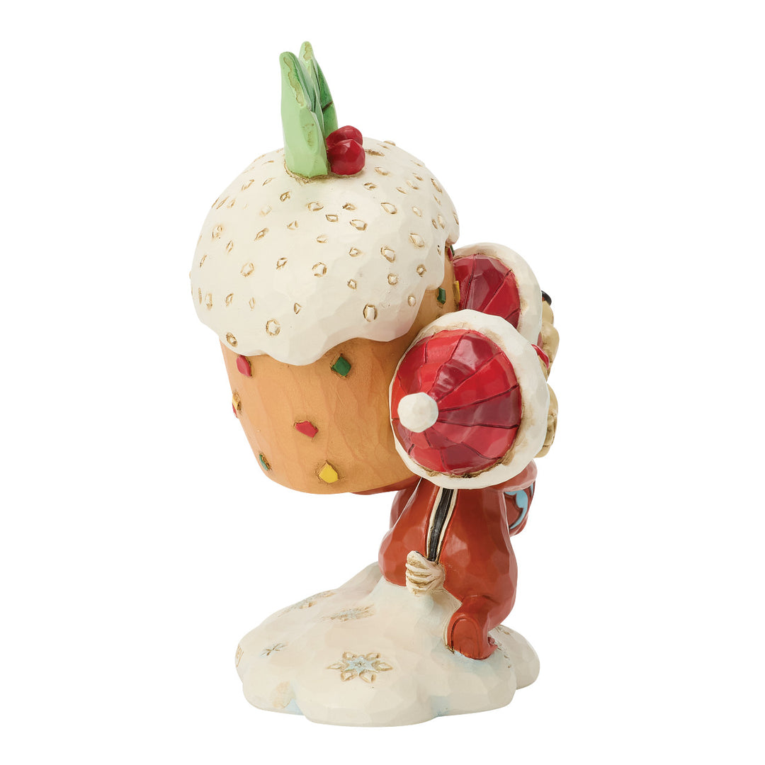 Jim Shore Disney Traditions: Chip & Dale Carrying Fruit Cake Figurine sparkle-castle