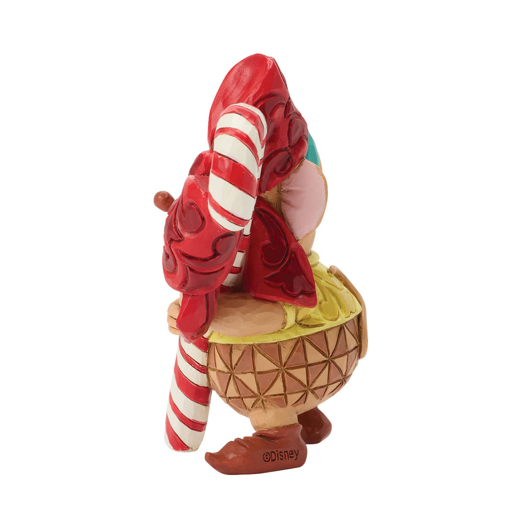 Jim Shore Disney Traditions: Gust With Candy Cane Miniature Figurine sparkle-castle
