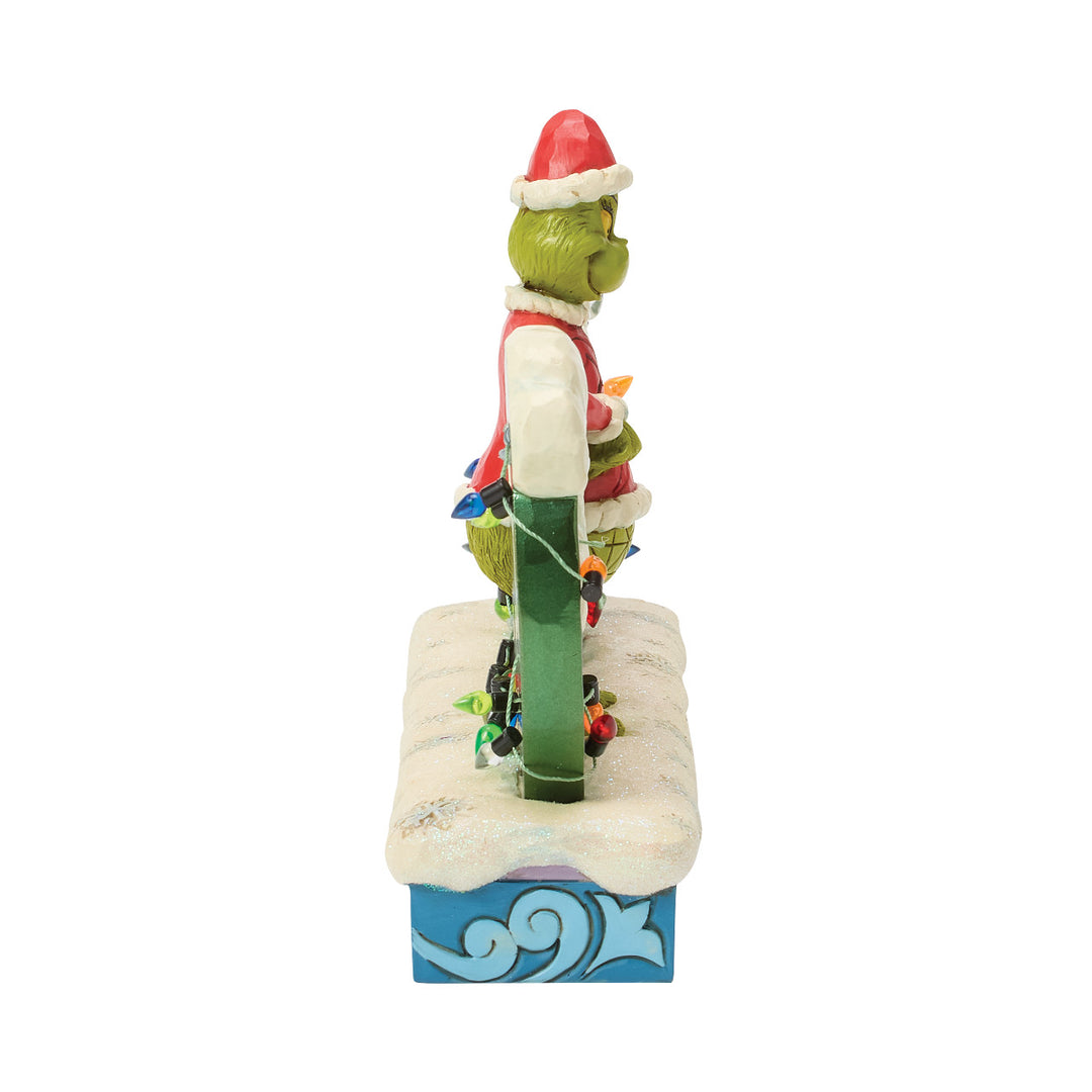 Jim Shore The Grinch: Grinch Word Sign Figurine sparkle-castle