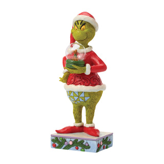 Jim Shore The Grinch: Grinch With Globe Figurine sparkle-castle