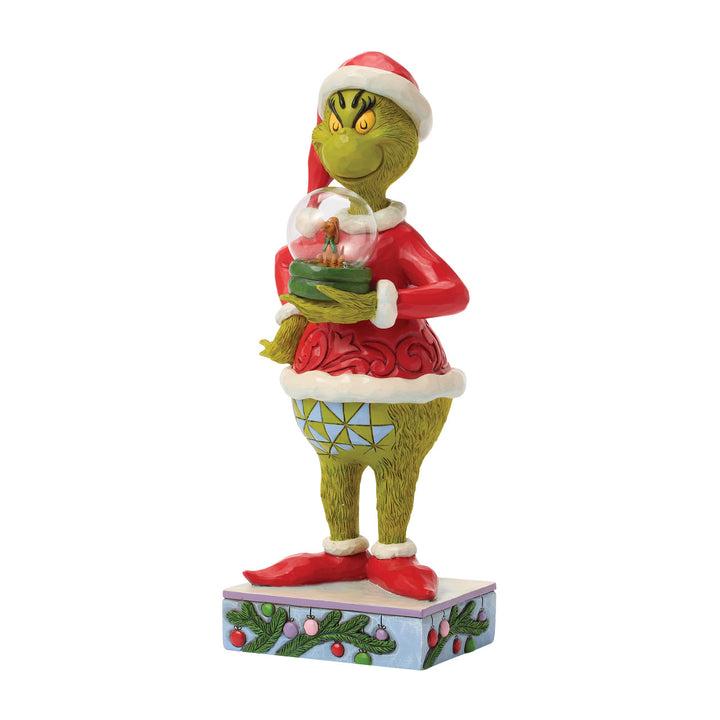Jim Shore The Grinch: Grinch With Globe Figurine sparkle-castle