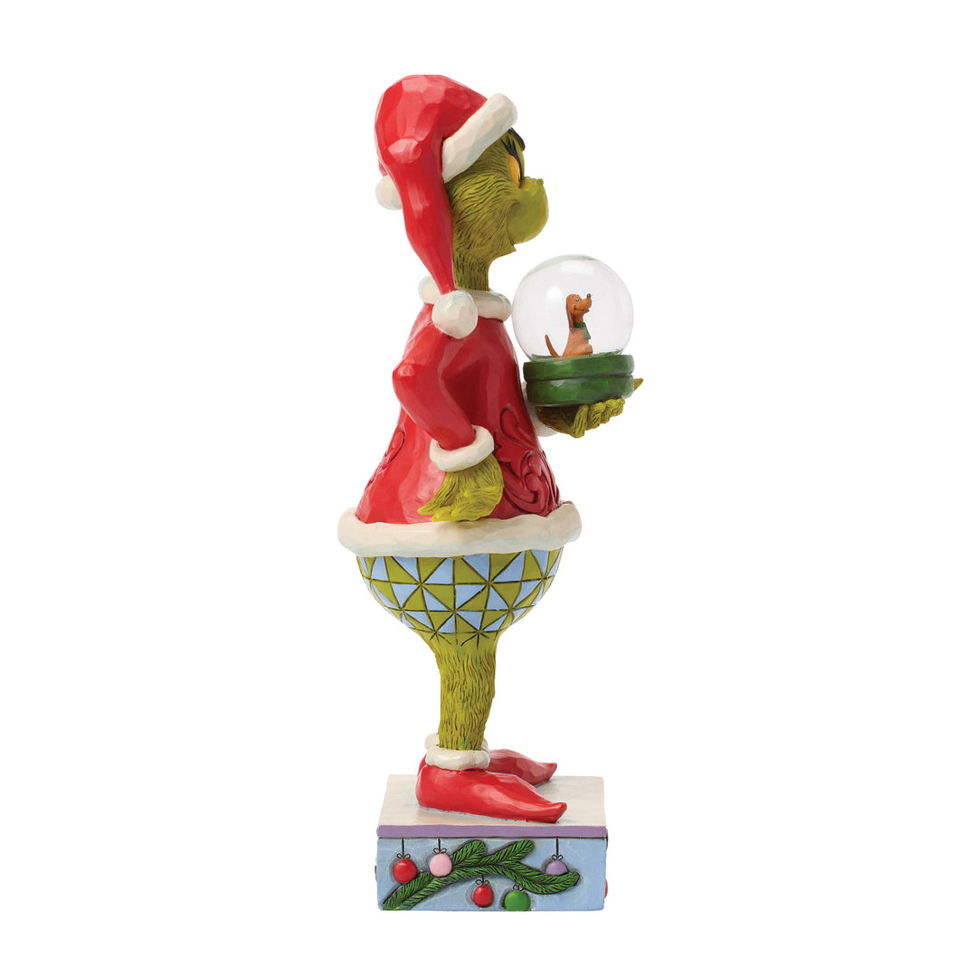 Jim Shore The Grinch: Grinch With Globe Figurine sparkle-castle