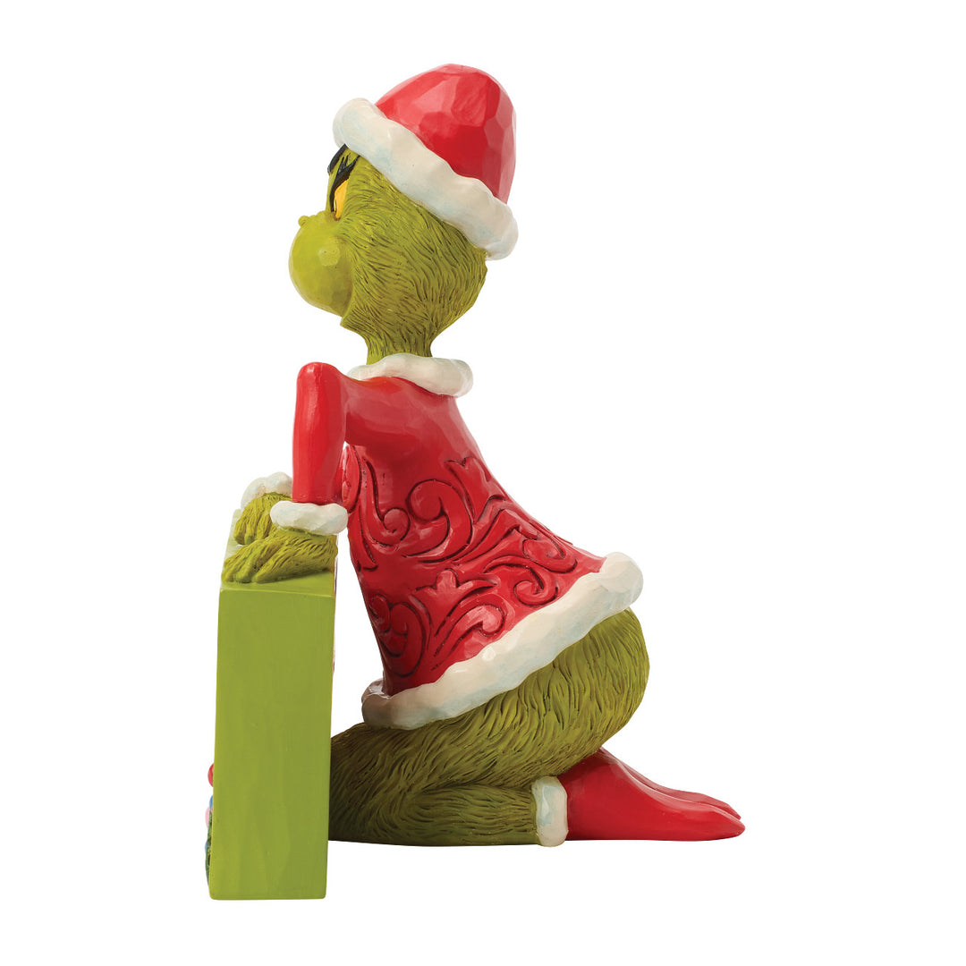 Jim Shore The Grinch: Grinch With Rotating Sign Figurine sparkle-castle