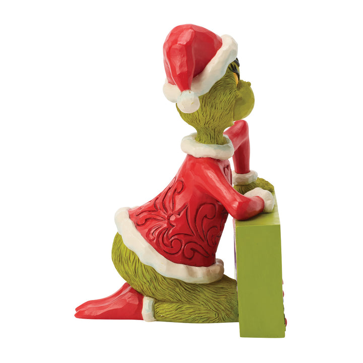 Jim Shore The Grinch: Grinch With Rotating Sign Figurine sparkle-castle